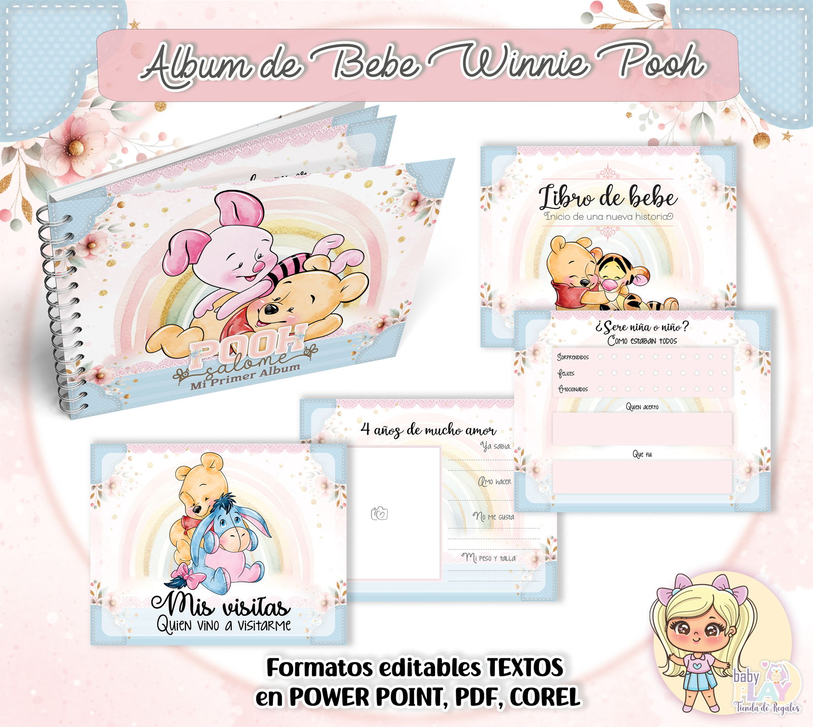 Albume de Bebe Motivo Winnie Pooh